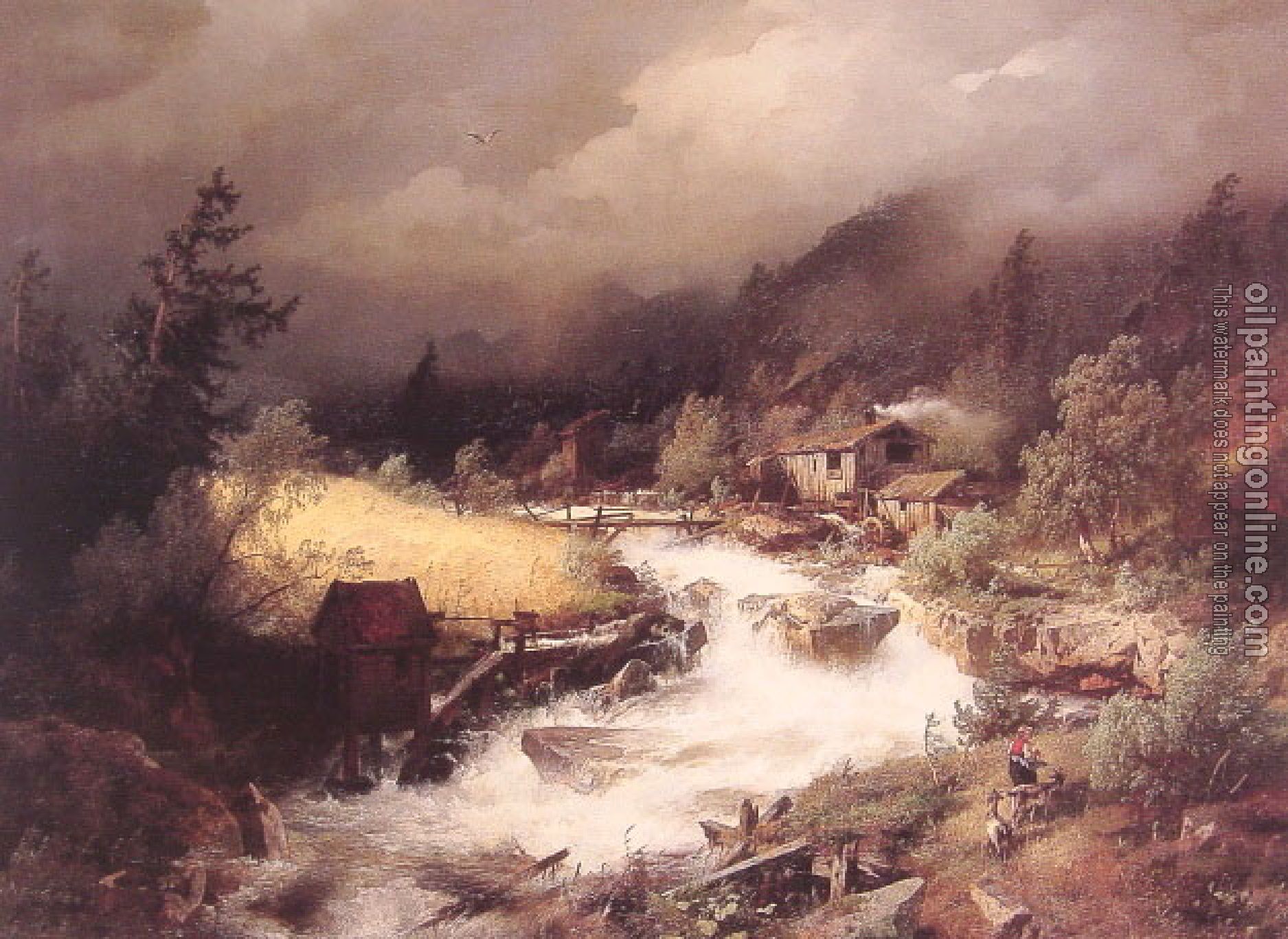 Herman Herzog - The Old Water Mill